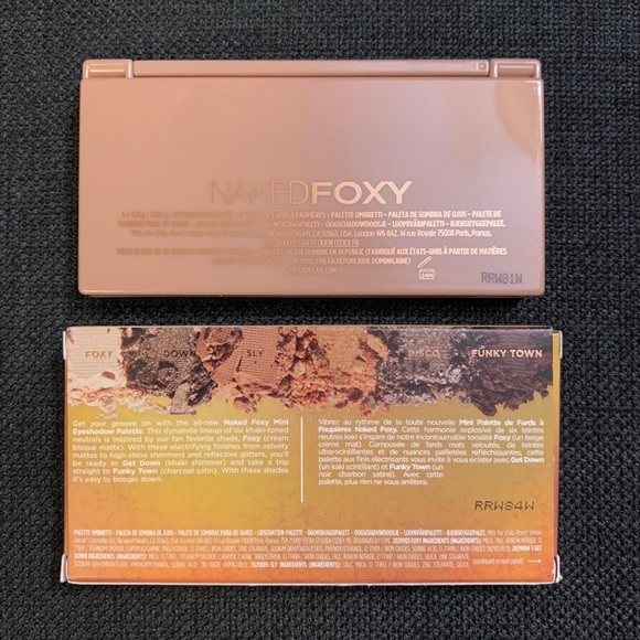 NEW URBAN DECAY Naked Foxy Neutral Mini Eyeshadow Palette - NWT - Picture 4 of 5